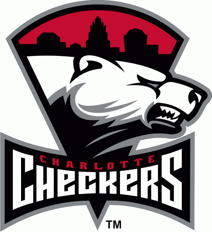 Charlotte Checkers 2010 11-Pres Primary Logo iron on heat transfer...